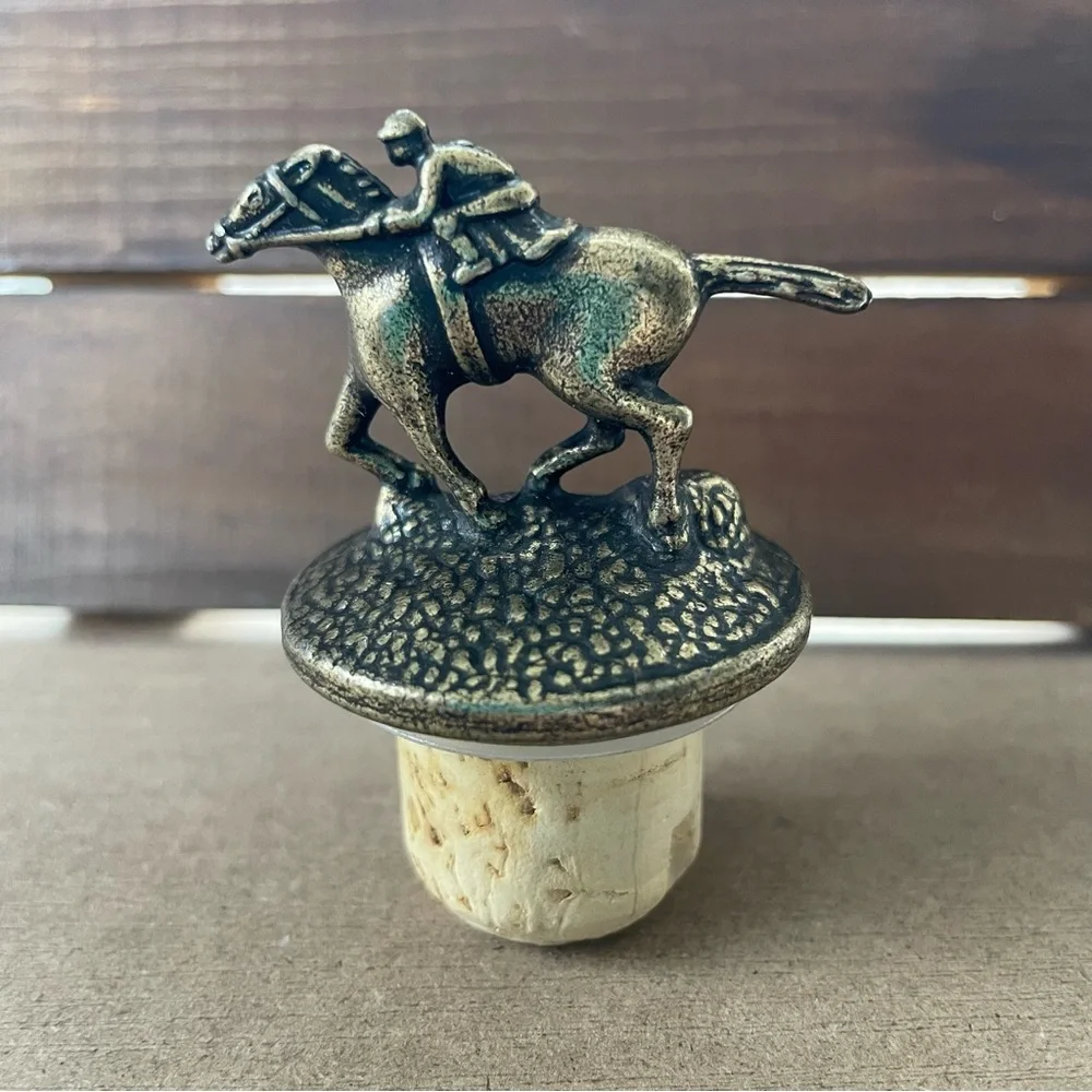 Blanton’s Bourbon Jockey Bottle Stopper LETTER L